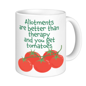 Allotment Mugs - Allotments are better than Therapy